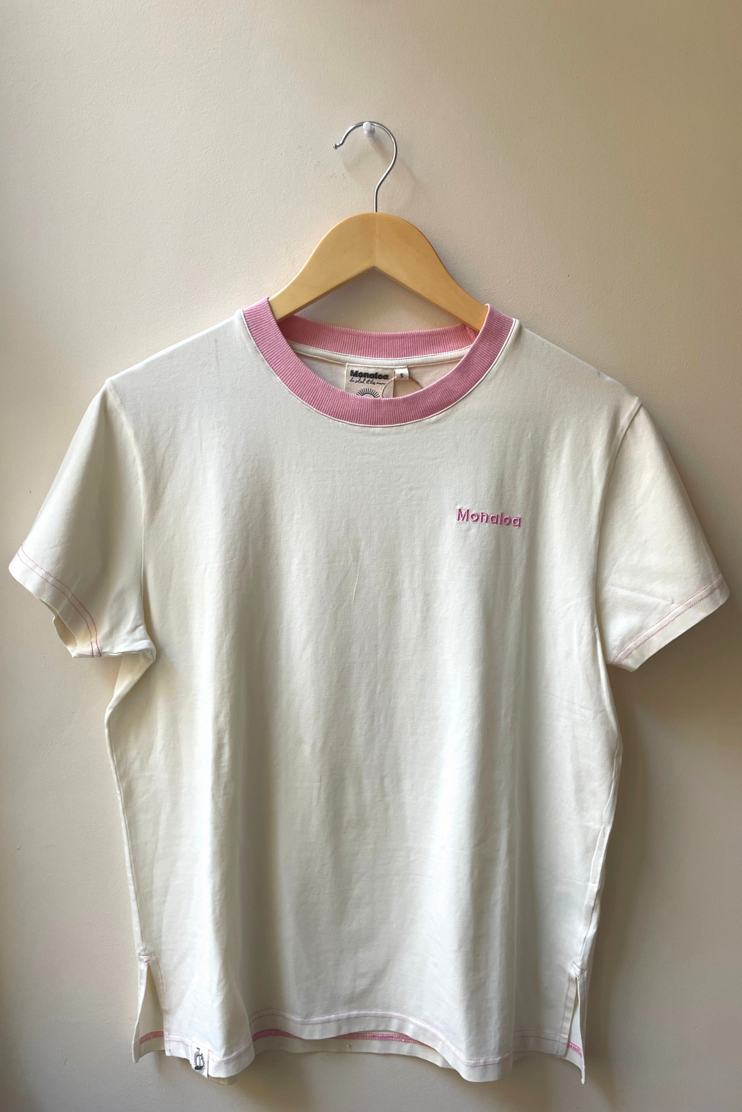 L'imparfait Tee-shirt col rose