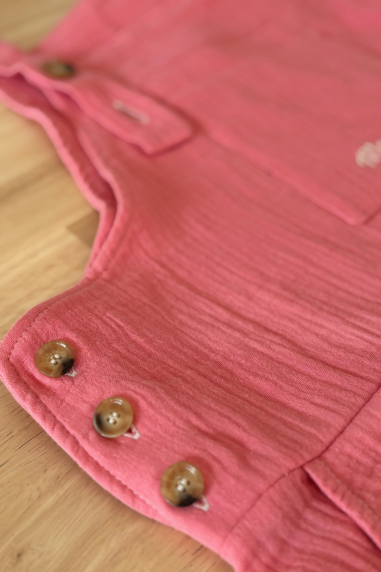 Salopette short fraise