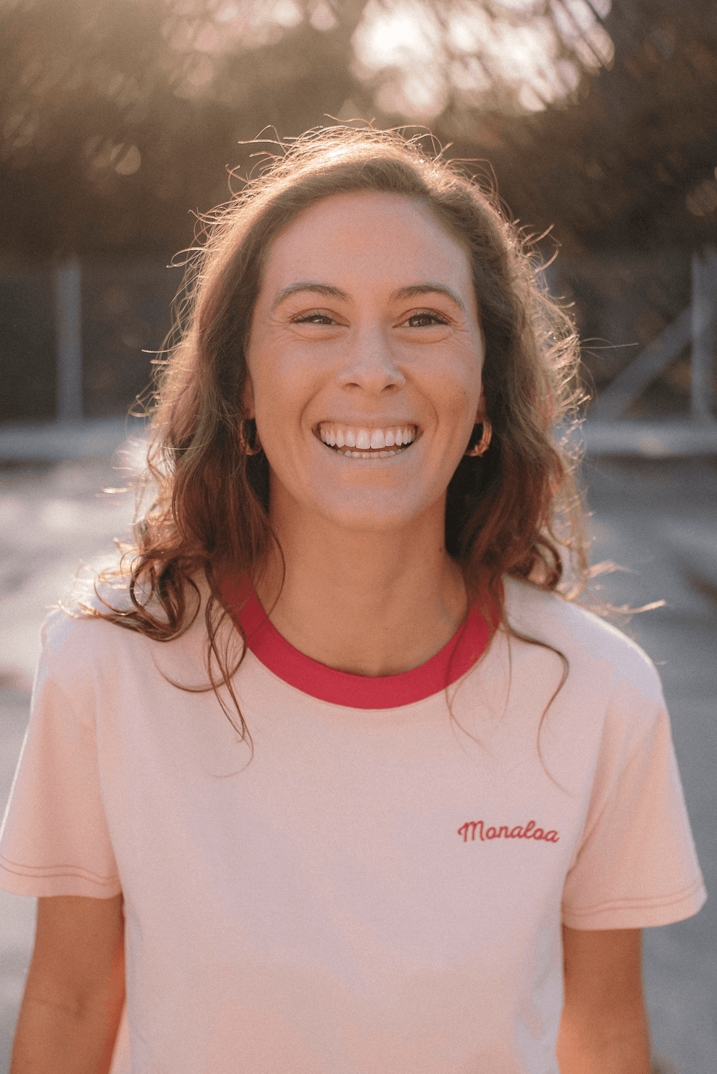 Tee-shirt col cerise - Monaloa
