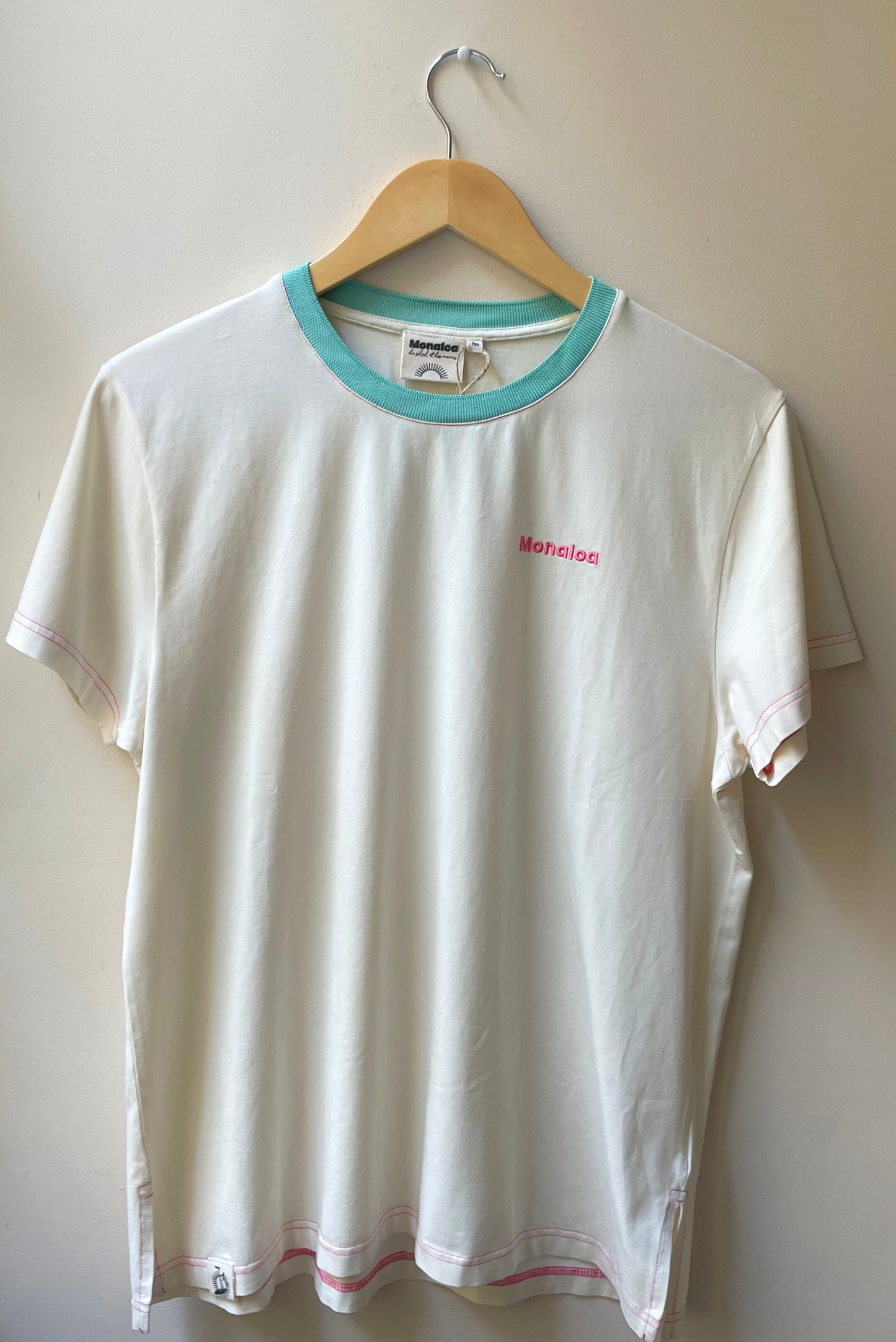 L'imparfait Tee-shirt col menthe