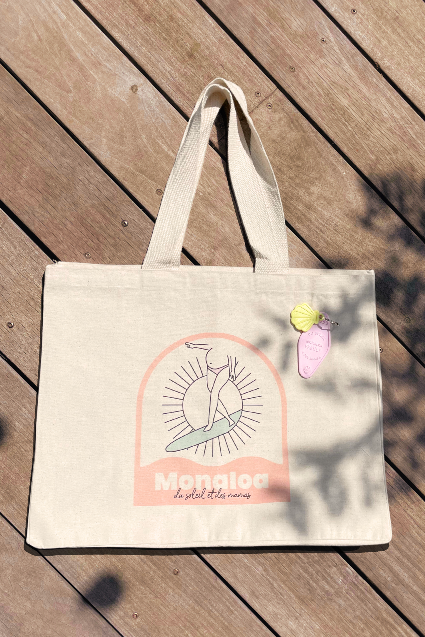 Pack cabas + porte-clés