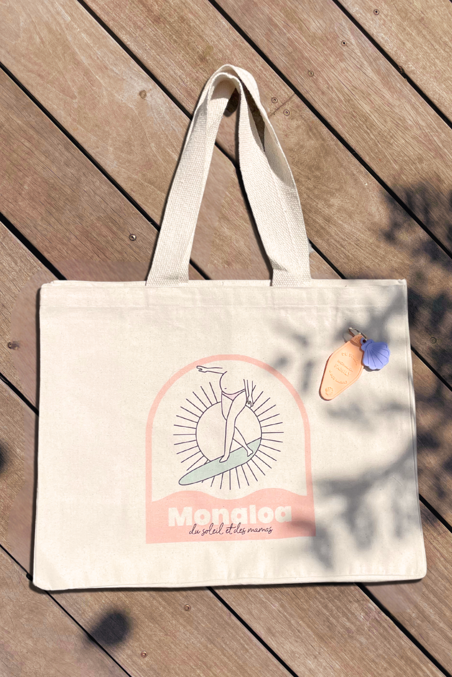 Pack cabas + porte-clés