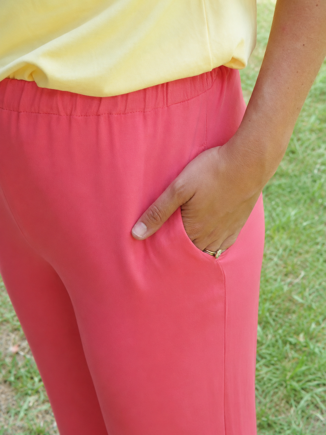 Pantalon Rose framboise - Monaloa