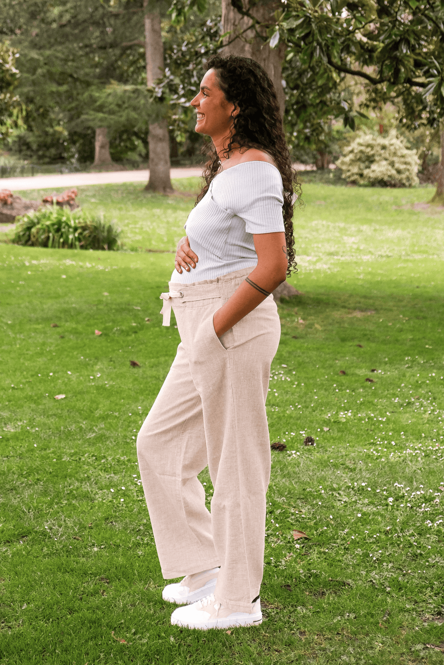 Pantalon en lin - Monaloa