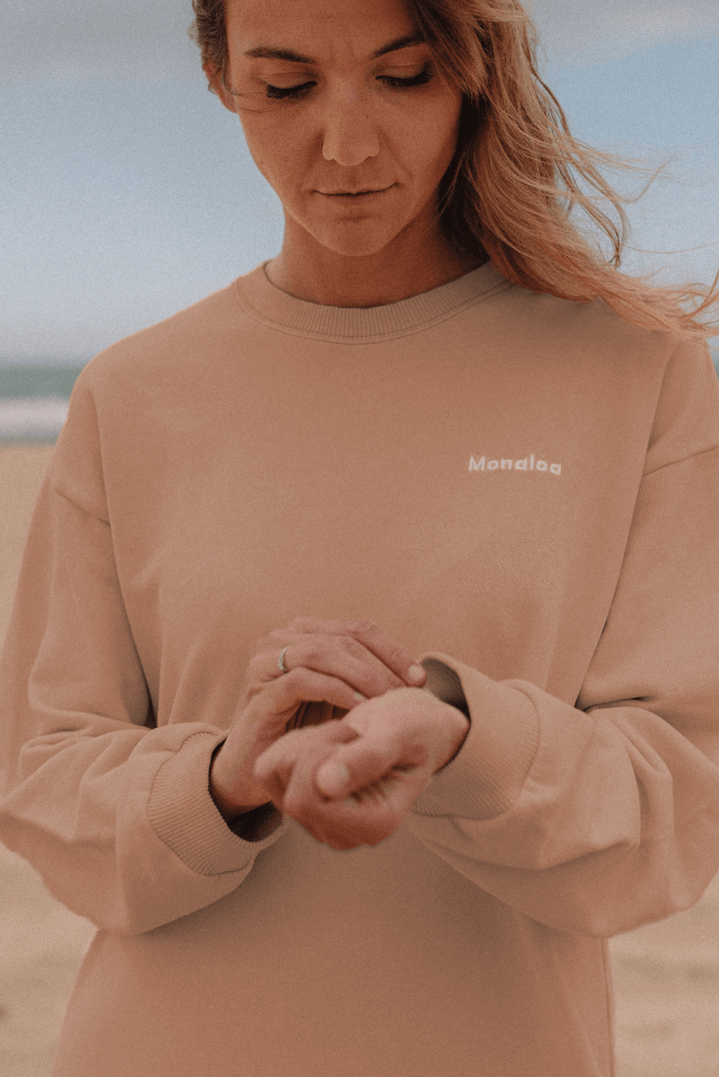 Robe sweat camel - Monaloa