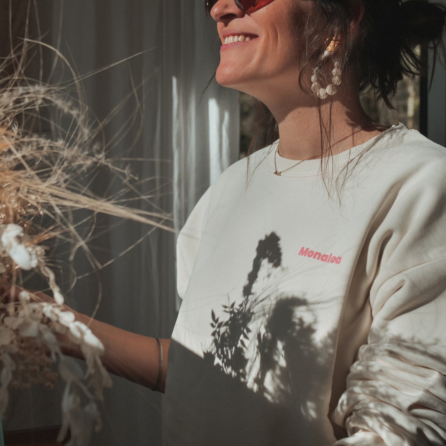 sweat beige de grossesse pour femmes enceintes