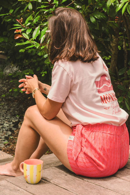 Tee-shirt Rose Wave