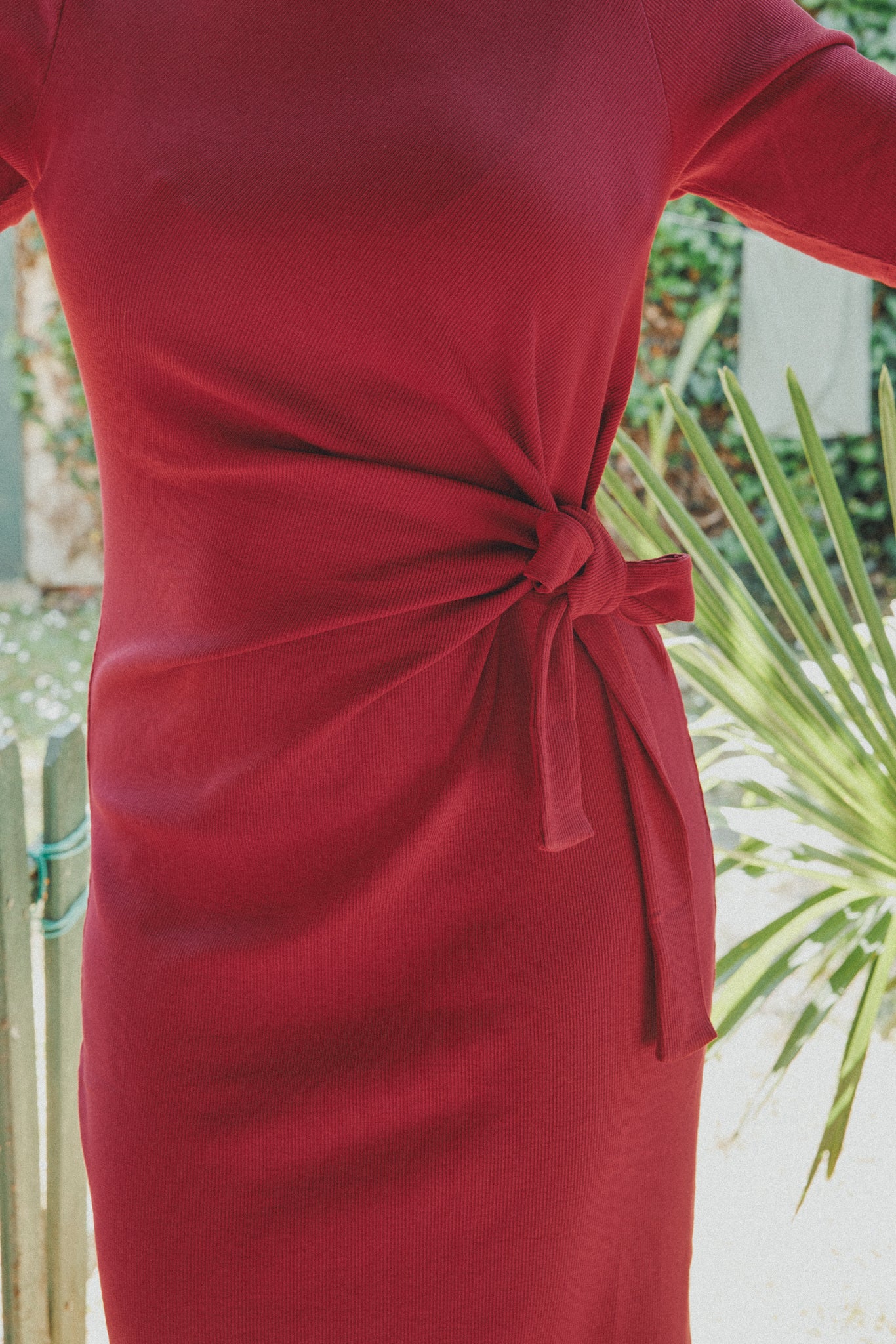 Robe noeud Framboise - Monaloa