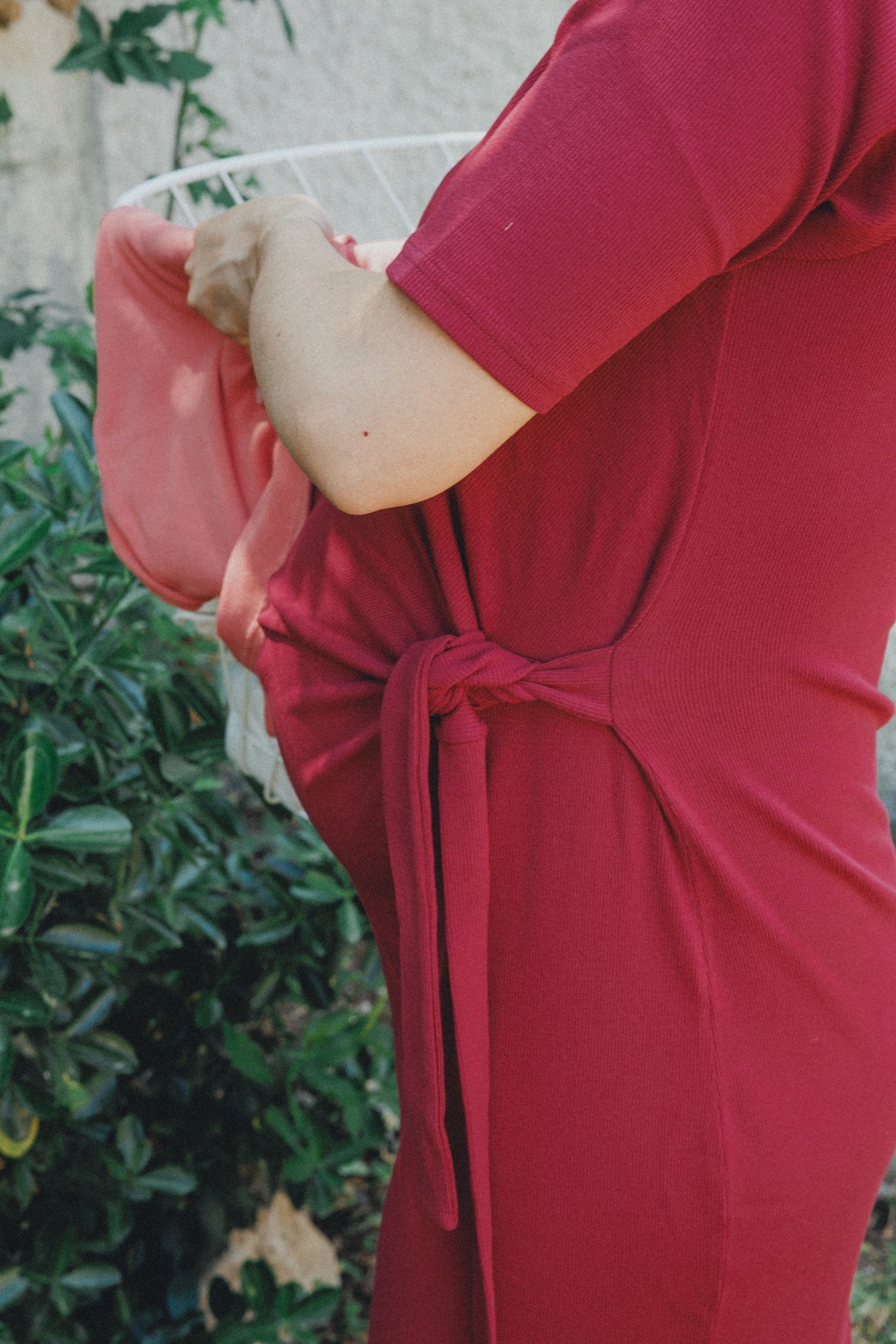 Robe noeud Framboise - Monaloa