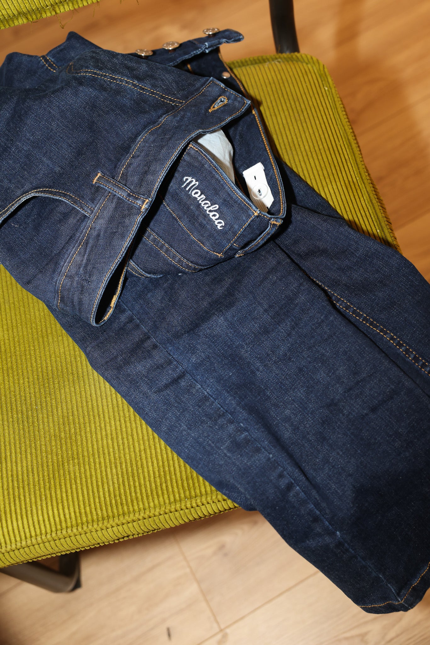 Jean croisé bleu - Monaloa