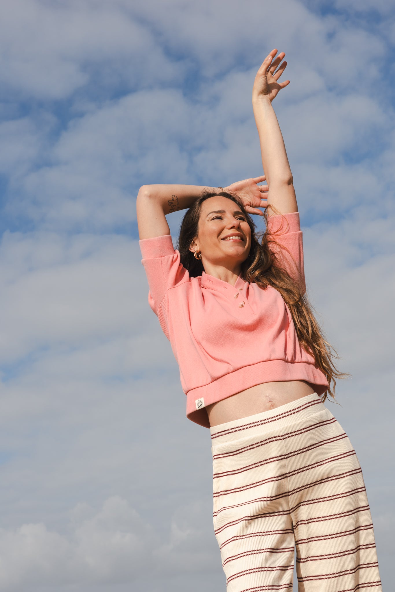 Pantalon Rayé - Monaloa