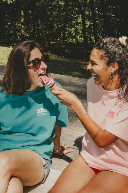 Tee-shirt Bleu Wave