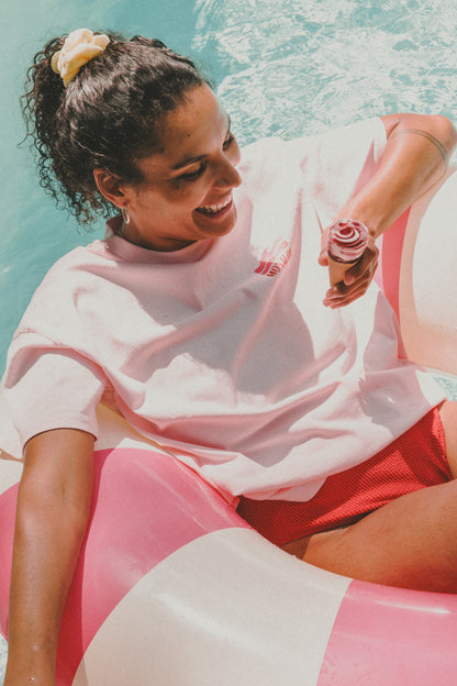 Tee-shirt Rose Wave