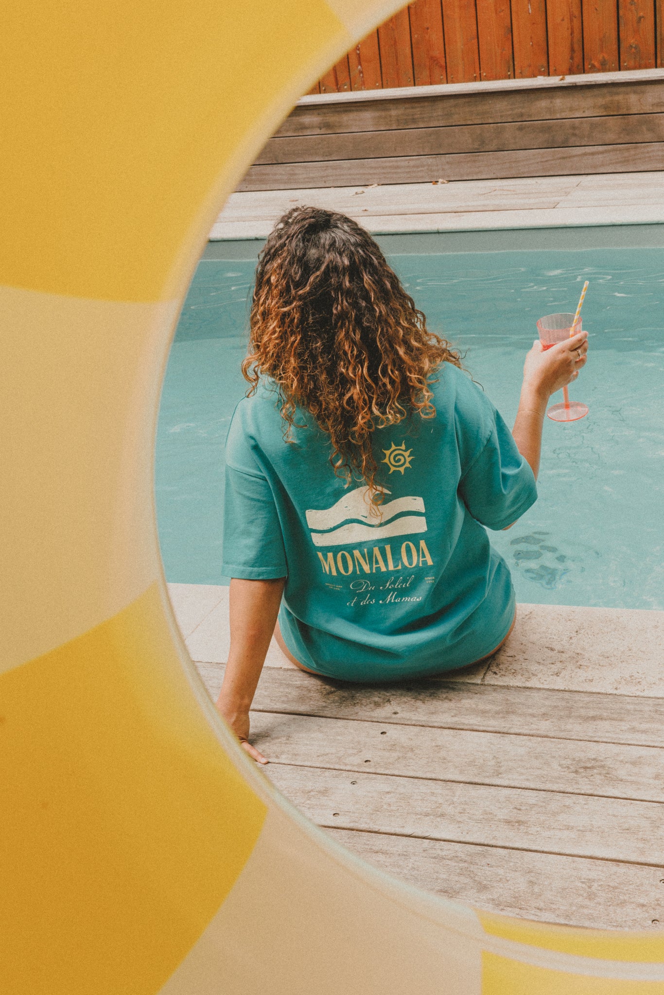 Tee-shirt Bleu Wave