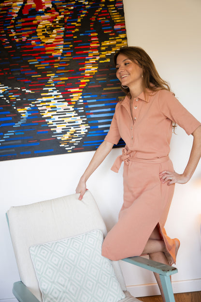 Robe polo Blush - Monaloa
