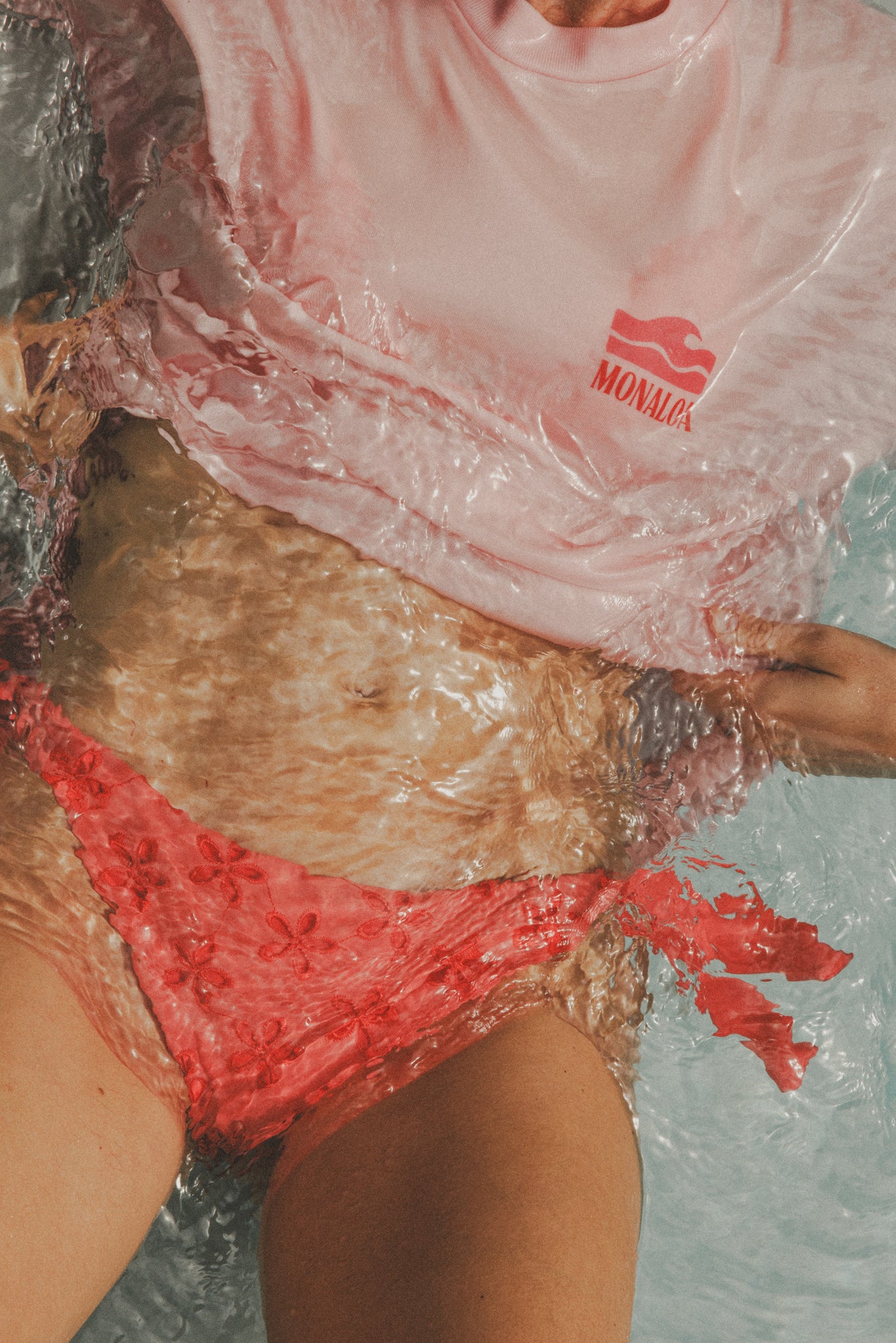 Tee-shirt Rose Wave