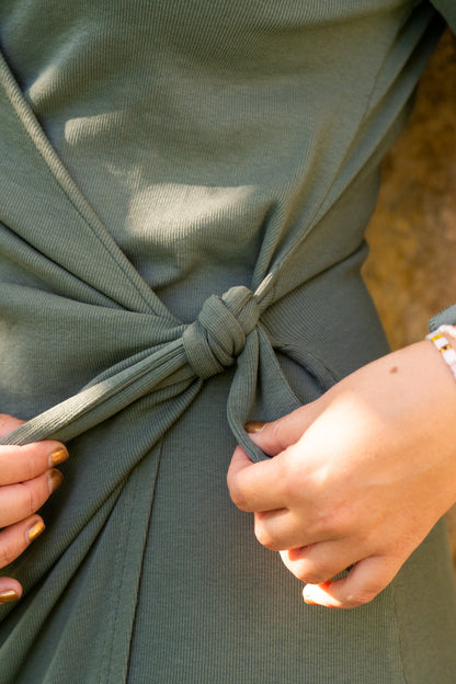 Robe croisée Forest