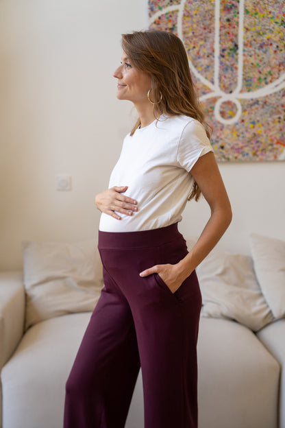 Pantalon taille haute Figue