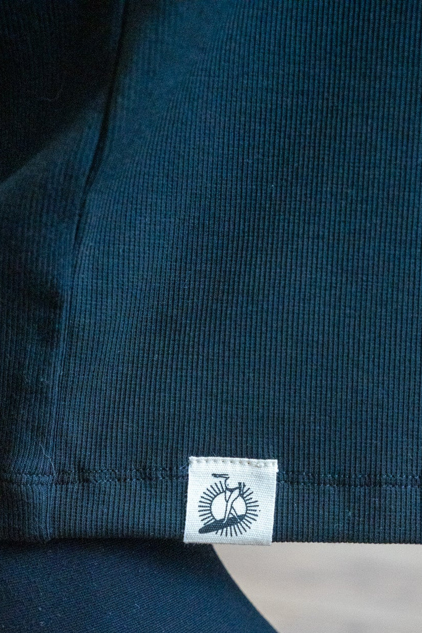 Pantalon taille haute Noir