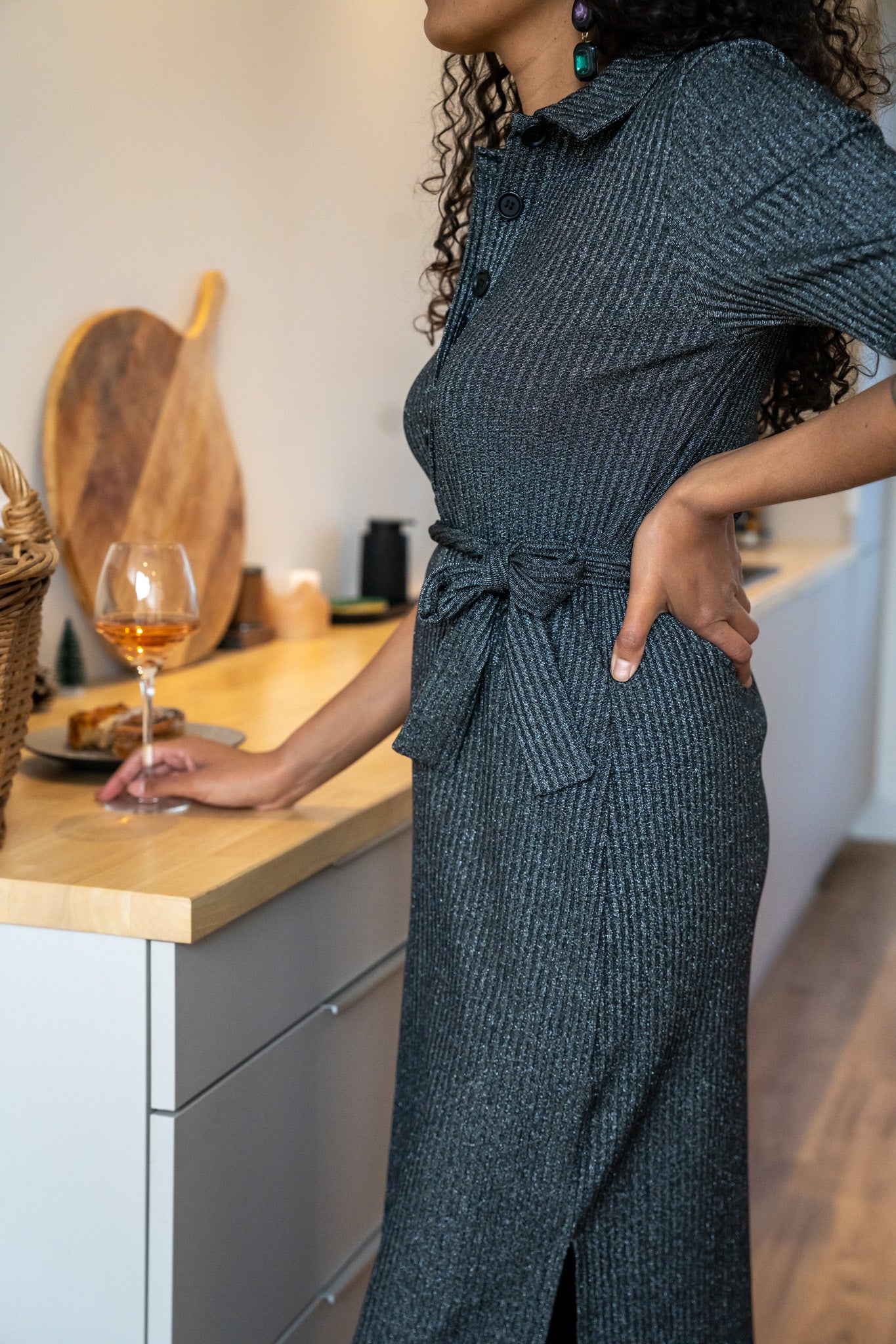 Robe polo Pailletée