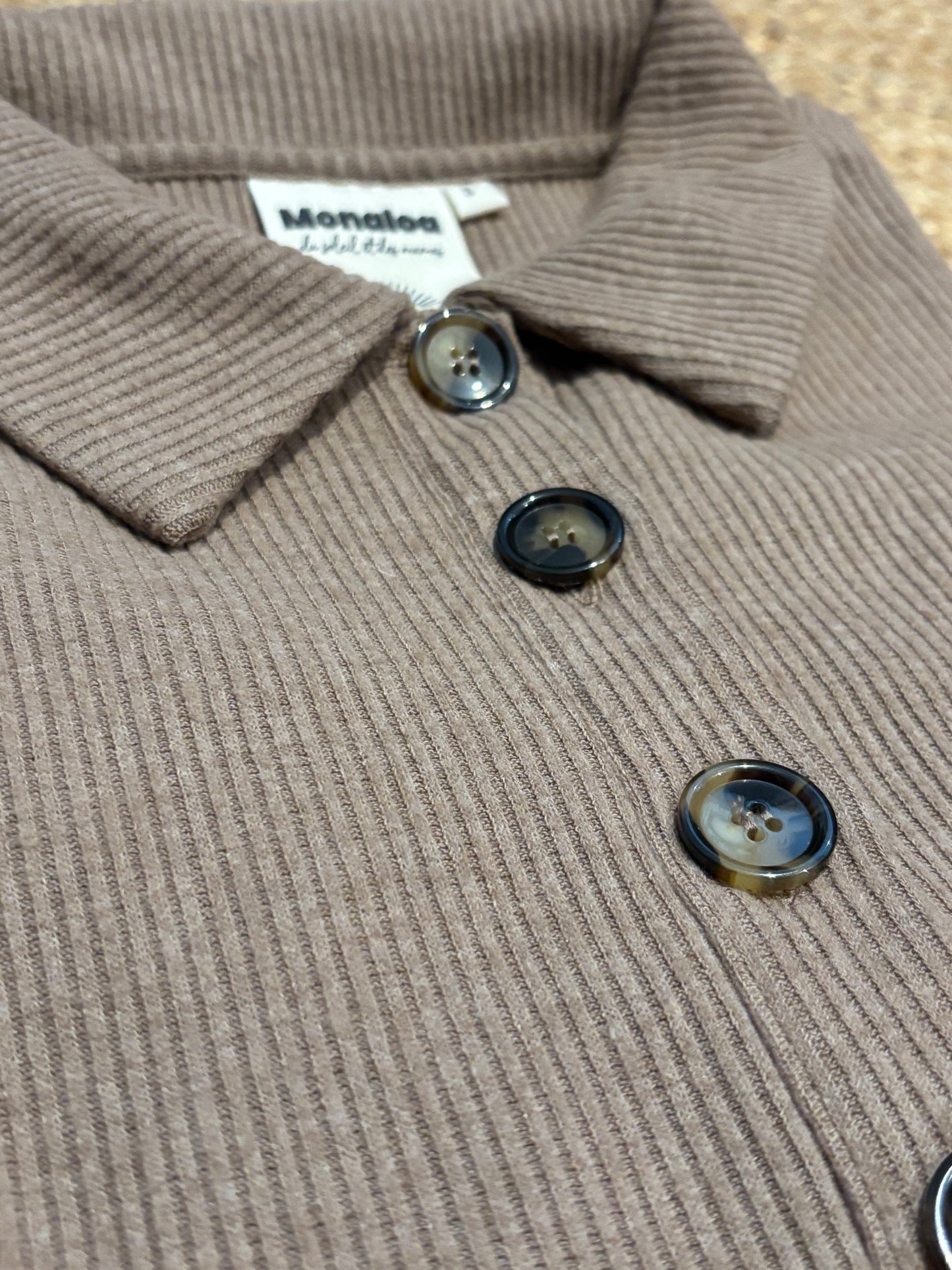 L'imparfaite Robe Polo Noisette - Monaloa