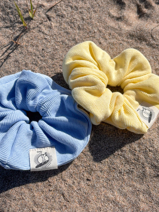 Duo de chouchous Bleu et Jaune - Monaloa